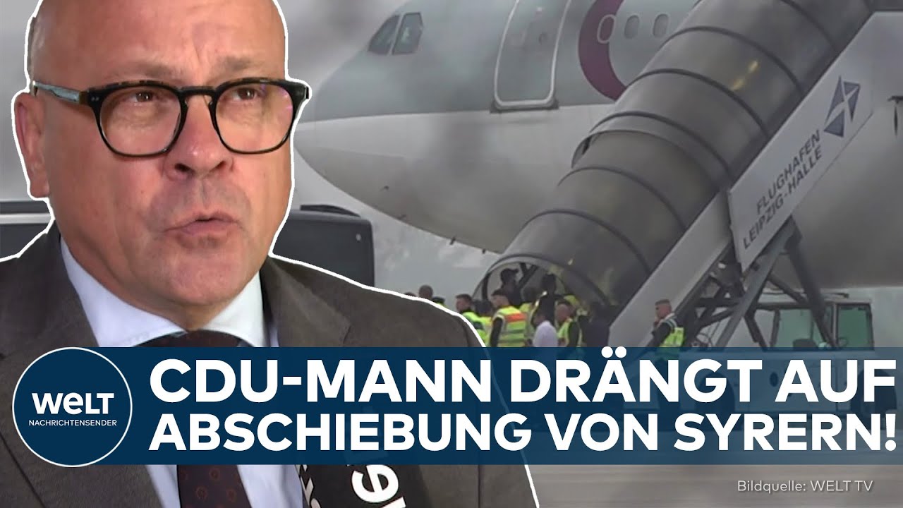 DEUTSCHLAND: CDU-Mann drängt auf Abschiebung von Syrern! – nur "bestens integrierte" dürfen bleiben