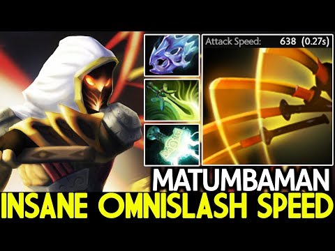 Matumbaman [Juggernaut] Insane Omnislash Max Attack Speed 4 Hit/Sec 7.21 Dota 2