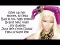 Nicki Minaj-Verse Lay It Down Lyrics 