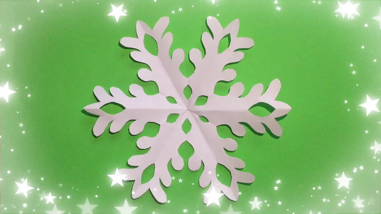 ❄️ JAK ZROBIĆ PŁATEK ŚNIEGU #4 ❄️ ozdoby świąteczne z papieru - DIY paper snowflake