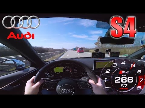 2018 Audi S4 Avant | POV- TOP SPEED on Autobahn ✔