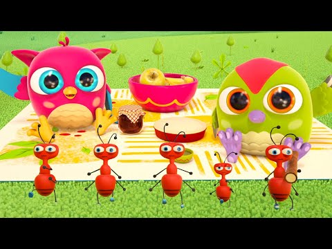 Lär dig siffror med Siffersången för småbarn! 🔢🦋 Barnrim med Uggleungen Hopp Hopp 🐦