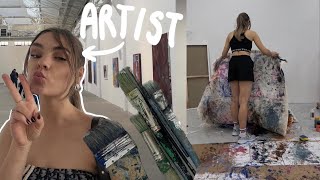 So ist es WIRKLICH als Künstlerin auf einer AUSSTELLUNG (Art Vlog Mai) // I'mJette