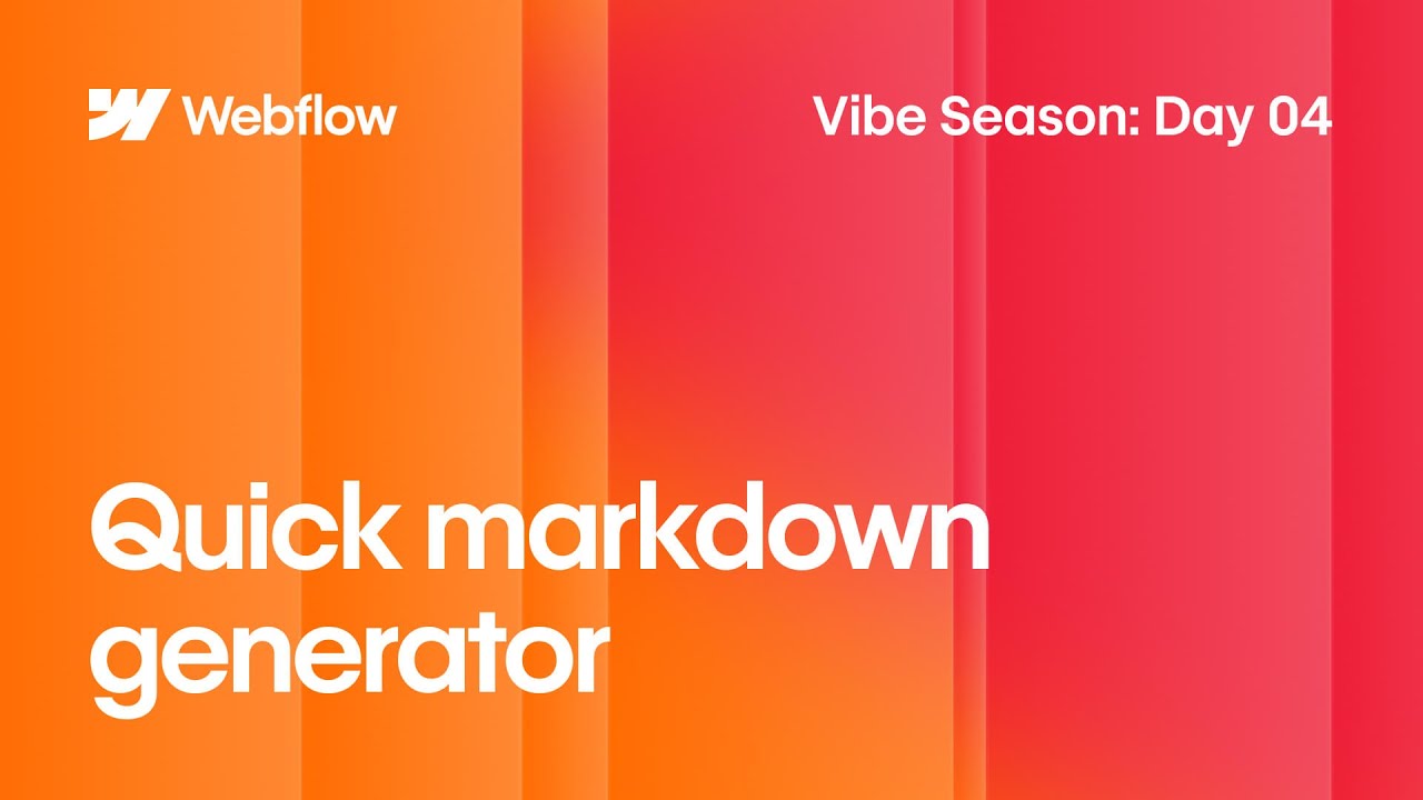 Vibe Season Day 4 | Making Your Site LLM-Friendly With a Custom Web App