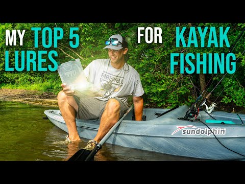 My top 5 lures for kayak fishing on ponds and small lakes!