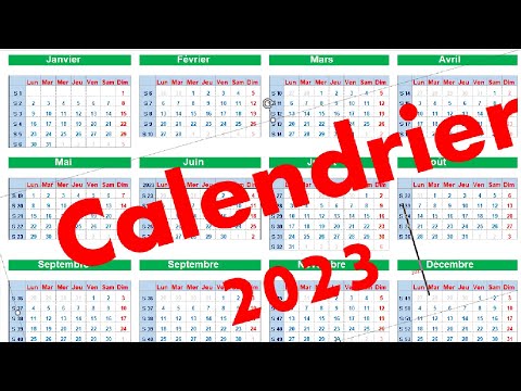 Calendrier -2023