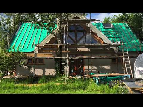 Off Grid Straw House  uk  The Beginning