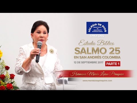 463 - Estudio bíblico: Salmo 25 - San Andrés (Colombia) Parte 01, Hna María Luisa Piraquive