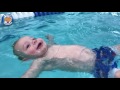 9 Month Old Robbie Babies Back Float Better Watersafe Swim Scool