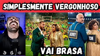 Belo e Alcione arrasaram, com o Hino. #4k #4kvideo