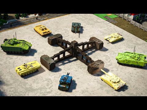 Large Spinner vs Tanks | Teardown