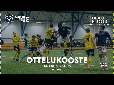 ACOTV: Dekofloor ottelukooste AC Oulu - KuPS 23.2.2022 (Liigacup)