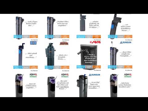 UV Klärer gegen Algen und Keime im Aquarium - Innenfilter mit UVC