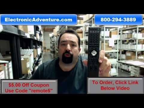 Original Sony RM-ANP003 LCD TV-DVD Remote Control (147975611) Coupon $5 Off--ElectronicAdventure.com