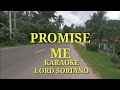 Promise me karaoke by Lord Soriano