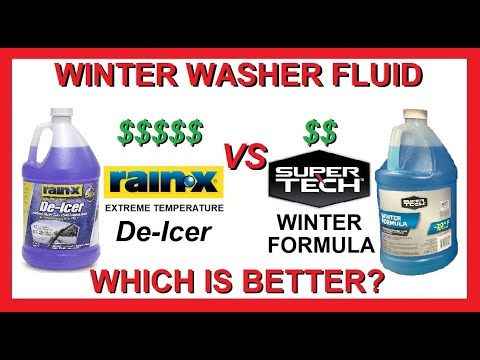 Review | Rain-X vs Super Tech | Winter Windshield Washer Fluid | Most Expensive vs Least Expensive!