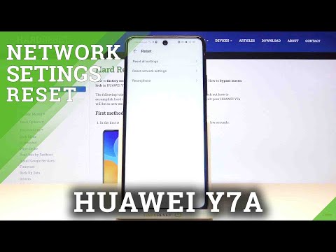 How to Reset Network Settings in HUAWEI Y7A – Restore Network Defaults