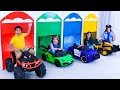 Ellie S Car Garage Adventure Slime Rocks More With Wendy And Eric