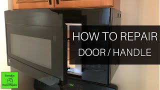 Microwave Door Disassembly and Repair