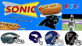 Sonic All American hot dog Mukbang and previewing the Panthers 2nd quarter regular season games