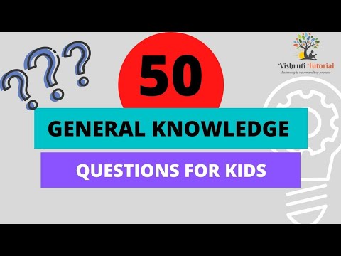 GK Quiz  | 50 General knowledge questions and answers for kids | Quiz for children