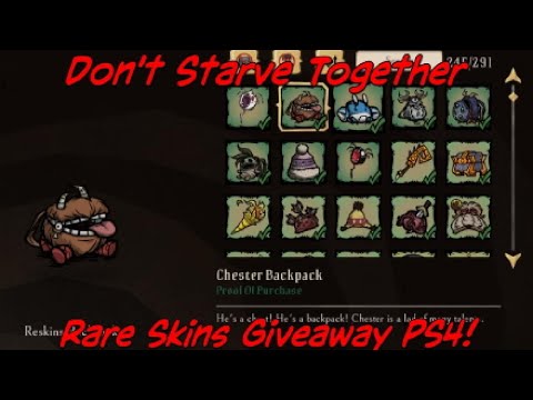 Don't Starve Together PS4/PS5: Rare Skins Giveaway