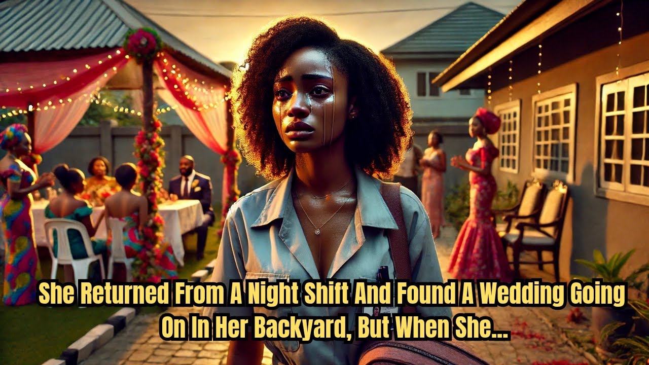 She Returned From A Night Shift And Found A Wedding Going On In Her Backyard, But When She...