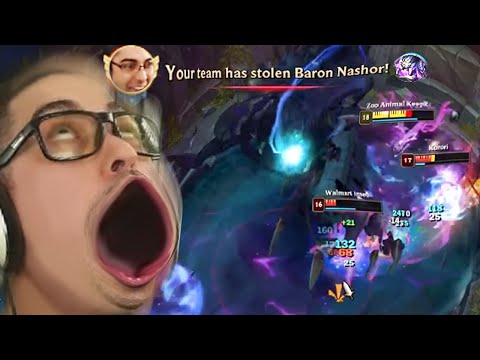 1V4 INSANE BARON STEAL WOW POGCHAMP!!!!