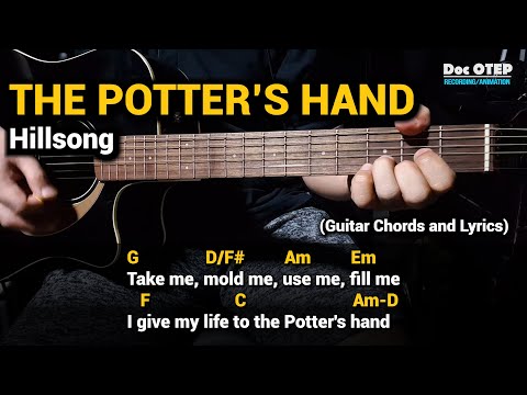 The Potter's Hand - Hillsong (Guitar Tutorial with Chords and Lyrics)