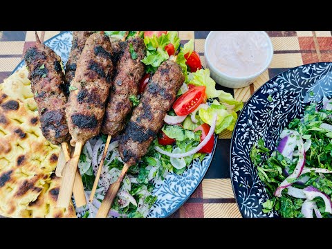 Aromatic Middle Eastern Kofte (Kebabs). Juicy, tender and perfect for your summer BBQ!