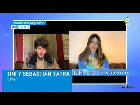 TINI Y Sebastian Yatra cantan "oye" para el #UnidosporArgentina