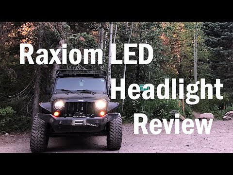 Raxiom LED Jeep Wrangler Headlight Review