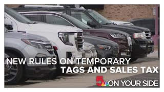 Missouri car buyers face new rules on temporary tags and sales tax