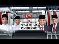 FULL! Debat Capres - Cawapres Kelima 2019 ; Jokowi -Ma'ruf Amin Vs Prabowo - Sandiaga Uno