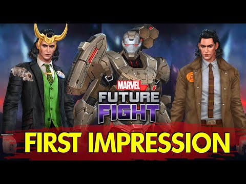 T-3 War Machine & Loki Synergy Uniform First Impression - MARVEL Future Fight