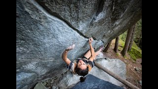 Katie Lamb: New Base Line (8B+/v14) by mellow