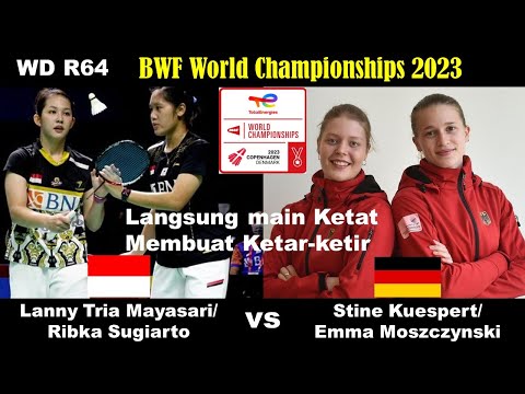Lanny Tria Mayasari/Ribka Sugiarto vs Stine Kuespert/Emma Moszczynski | BWF World Championships 2023