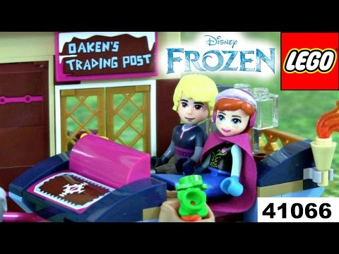 LEGO FROZEN Anna & Kristoff’s Sleigh Adventure 41066 Disney Princess Lego With Oaken’s Trading Post Video