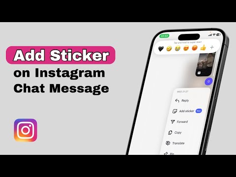 How to Add Sticker on Instagram Chat Message [NEW FEATURE]