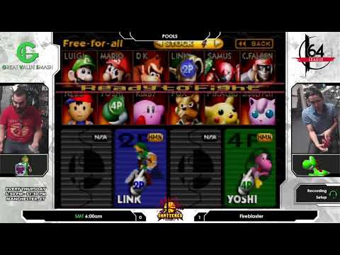 Smash 64: SMT | 6:00am (Link) V Fireblaster (Yoshi) - Shattered 131 Tournament SSB64