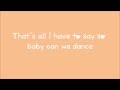 The Vamps - Can We Dance Lyrics 