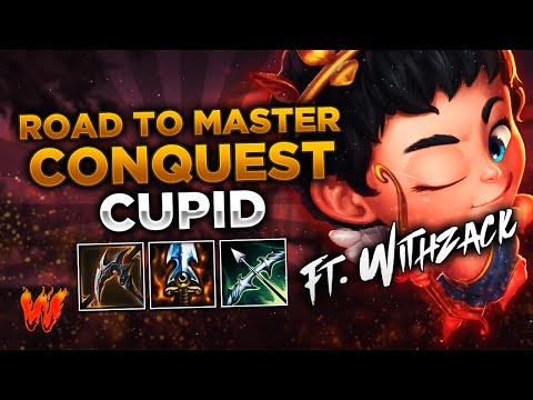 CUPIDO, ADCS BONITOS SIEMPRE ft. WithZack - Warchi - Smite Road to Master Conquest