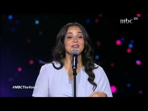 أشرقت احمد سعد The voice 