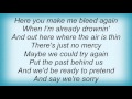16733 Pat Benatar - Sorry Lyrics