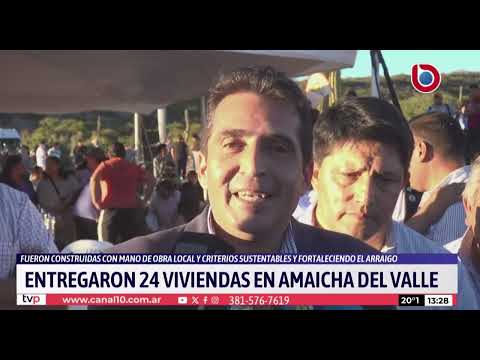 Entregaron 24 viviendas en Amaicha del Valle