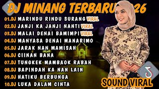 Download lagu DJ MINANG TERBARU 2026 FULL BASS | VIRAL TIKTOK🎵DJ MARINDU RINDU SURANG DJ JANJI KA JANJI NANTI🎵 mp3