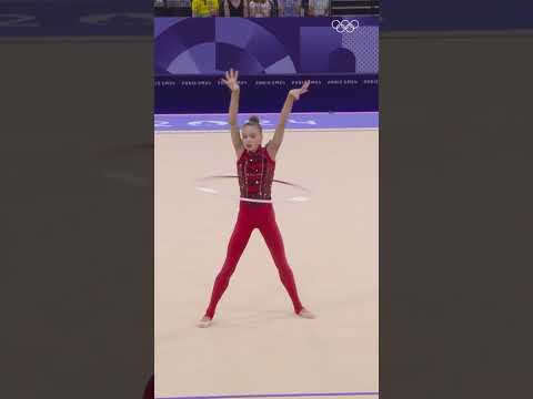 A thrilling performance from Taisiia Onofriichuk at #Paris2024!????‍♀️✨ #Olympic #Gymnastics