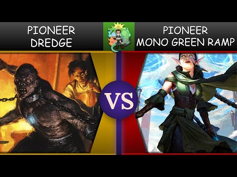 Pioneer 2019: Match 1 - Dredge-less Dredge vs Mono Green Ramp