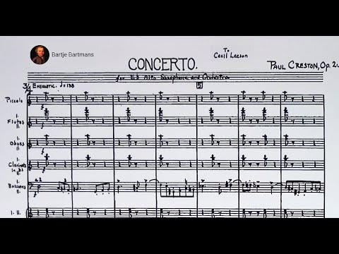 Paul Creston - Alto Saxophone Concerto Op. 26 (1944)