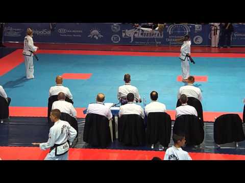 Albena Sitnilska (Bul) v Alina Nashchinets (Ukr) Female 4th Dan Tul Semi-Final